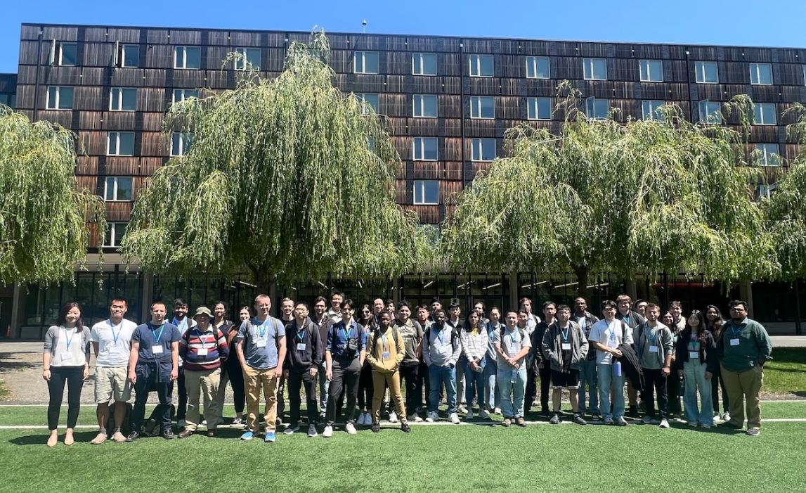 Group photo outside the event venue