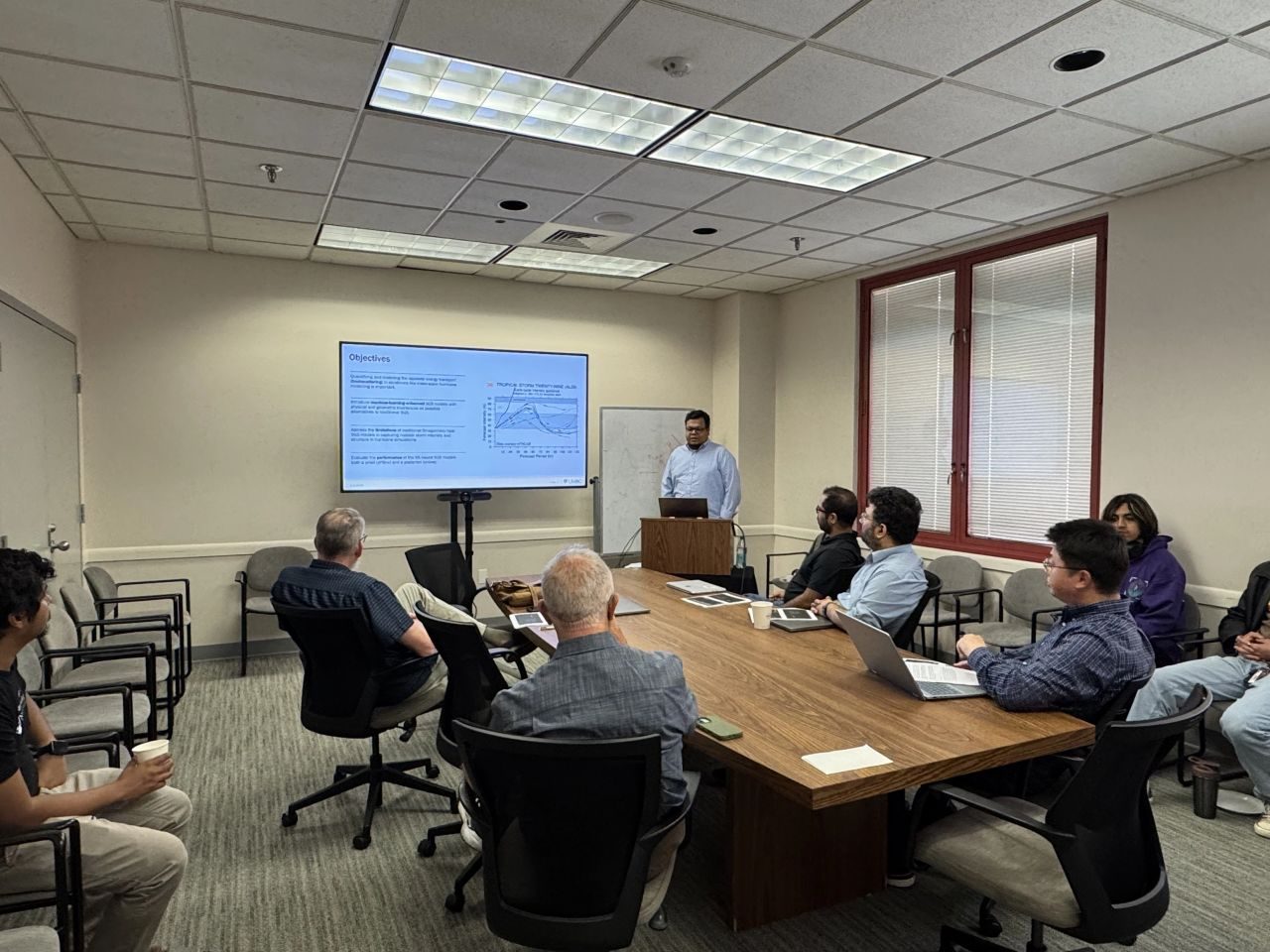 Presenting the dissertation to the committee and audience